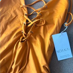 Women's Orange Swimsuit